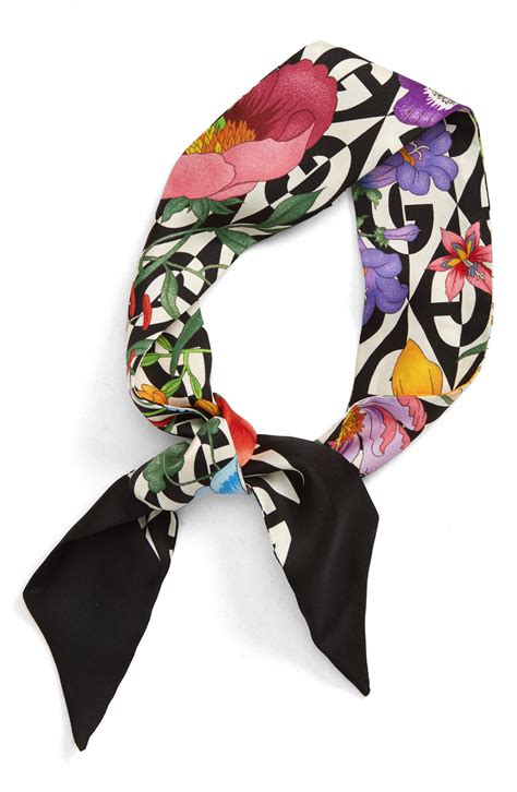 floral gucci scarf